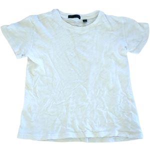 ANTHONY THOMAS MELILLO ATM Solid White Short Sleeve Tee Shirt